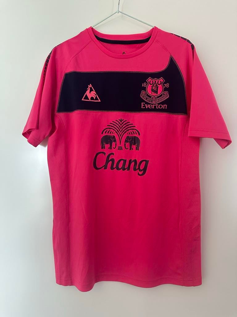 Everton uitshirt 2010/2011 roze maat M, Sport en Fitness, Voetbal, Ophalen of Verzenden, Zo goed als nieuw, Shirt