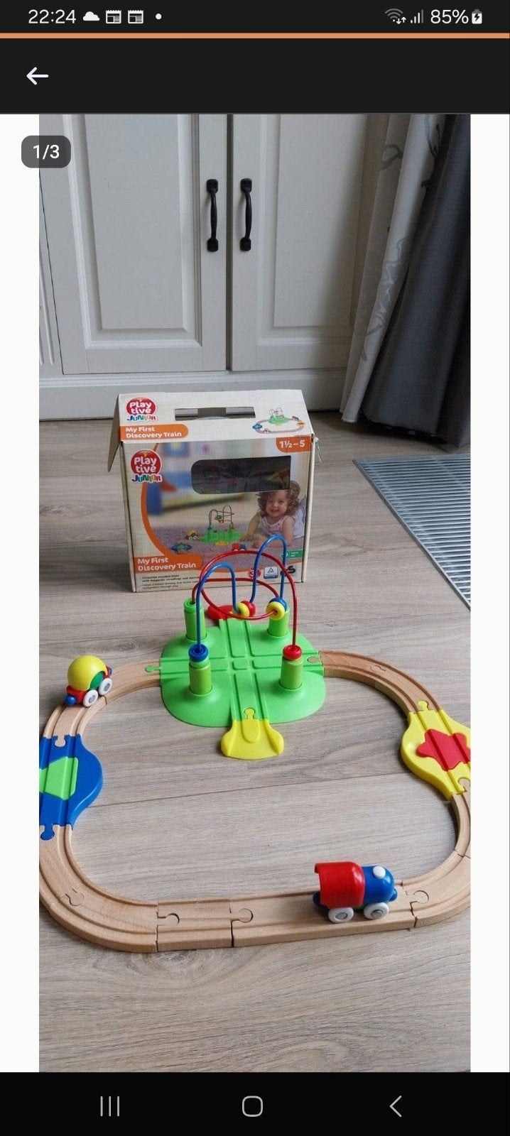playtive houten treinbaan voor starters, Ophalen of Verzenden, Zo goed als nieuw