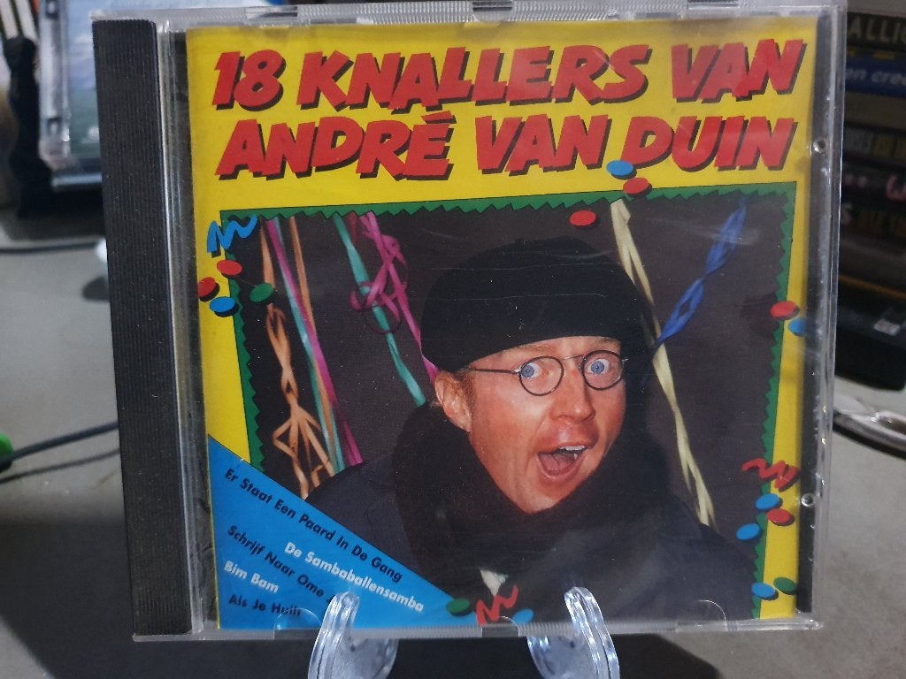 Andre van Duin - 18 Knallers van Andre van Duin CD, Ophalen, Zo goed als nieuw, Levenslied of Smartlap