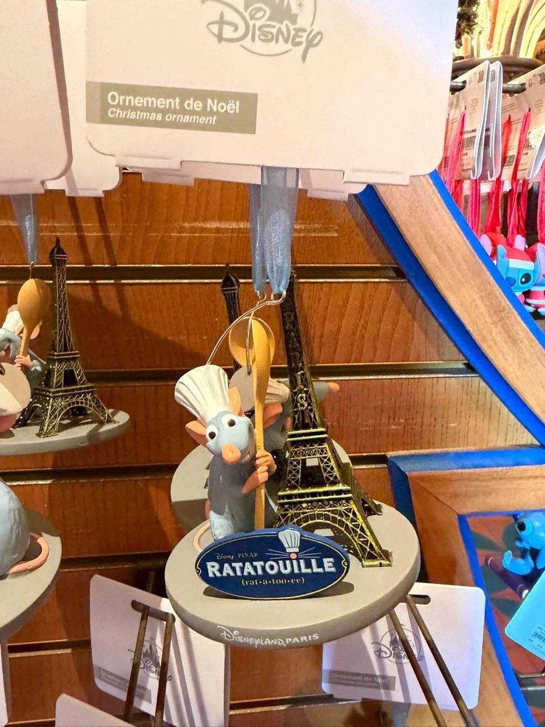 Remy Ratatouille Disney Ornament, Verzamelen, -, Beeldje of Figuurtje, -, Ophalen of Verzenden