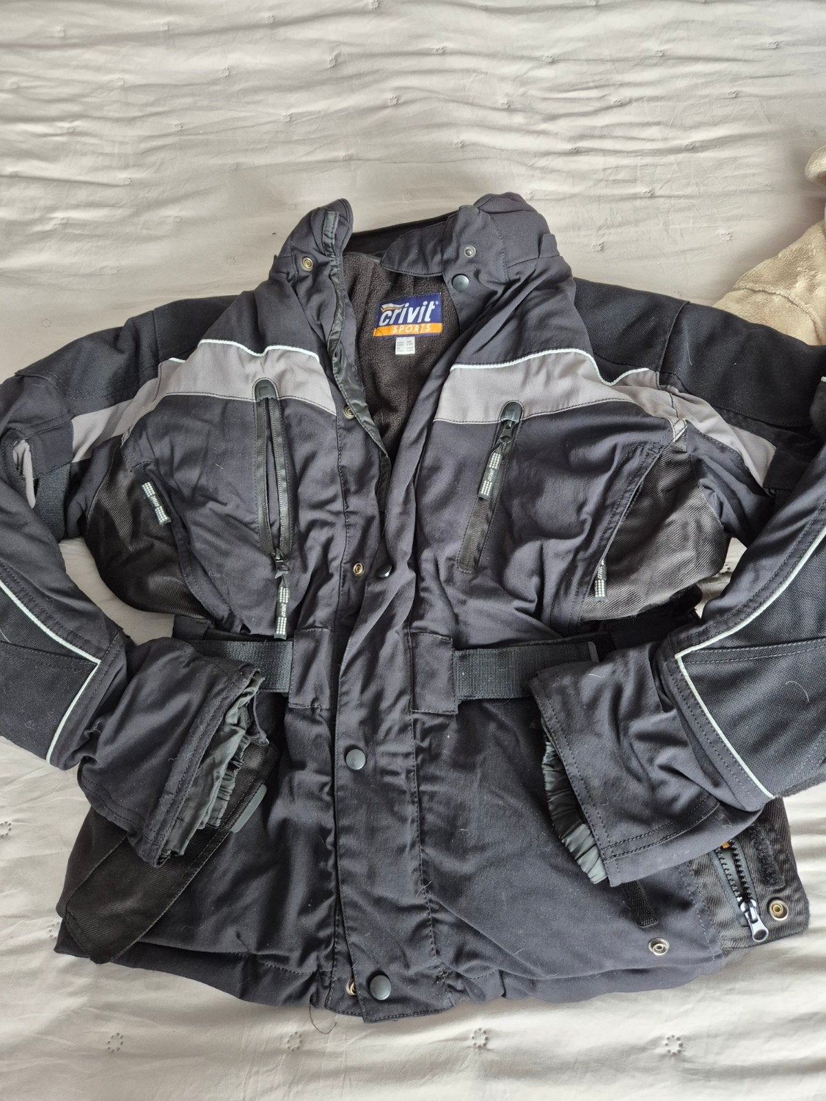 motor jas, Ophalen, Zo goed als nieuw, Maat 56/58 (XL), Zwart