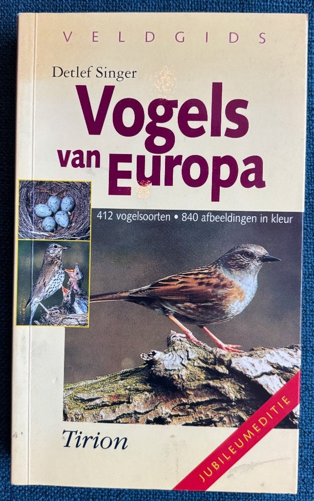 ANWB Veldgids Vogels van Europa., Boeken, Ophalen of Verzenden, Zo goed als nieuw, Vogels