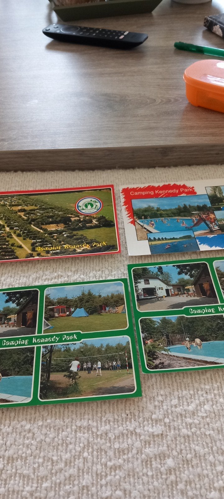 ansichtkaarten Hellendoorn camping Kennedypark, Ophalen of Verzenden, 1960 tot 1980, Overijssel