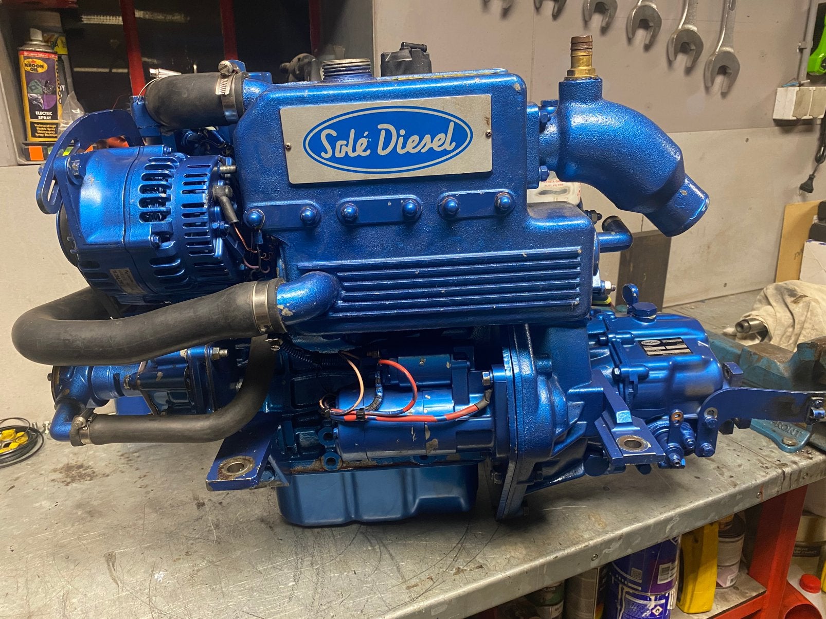 Sole Diesel mini-33 (mitsubishi S3L) nieuwstaat, Watersport en Boten, Buiten- en Binnenboordmotoren, Ophalen, Diesel, 30 pk of meer