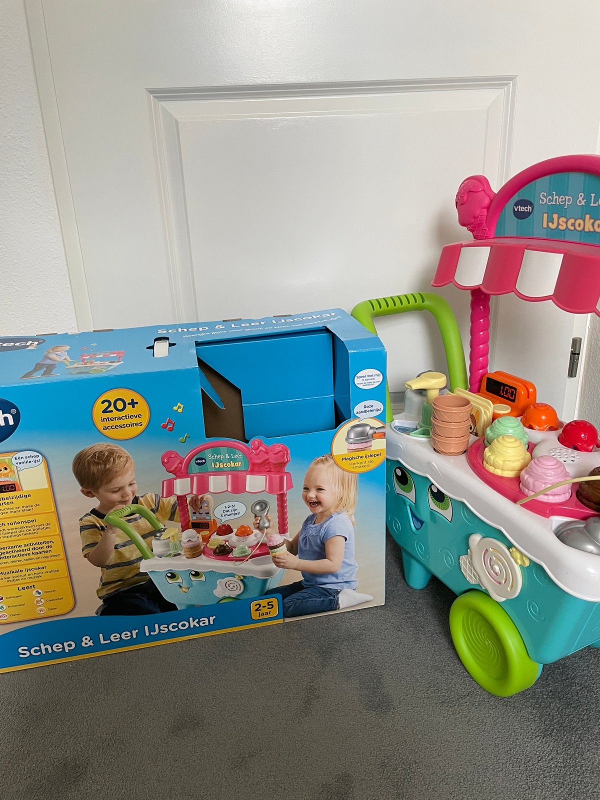 Vtech Schep & Leer IJscokar, Ophalen of Verzenden, Zo goed als nieuw, Jongen of Meisje