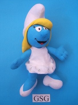 Stoffen smurfin nr. 50359-02 (34 cm), Verzamelen, Ophalen, Zo goed als nieuw, Verschillende Smurfen