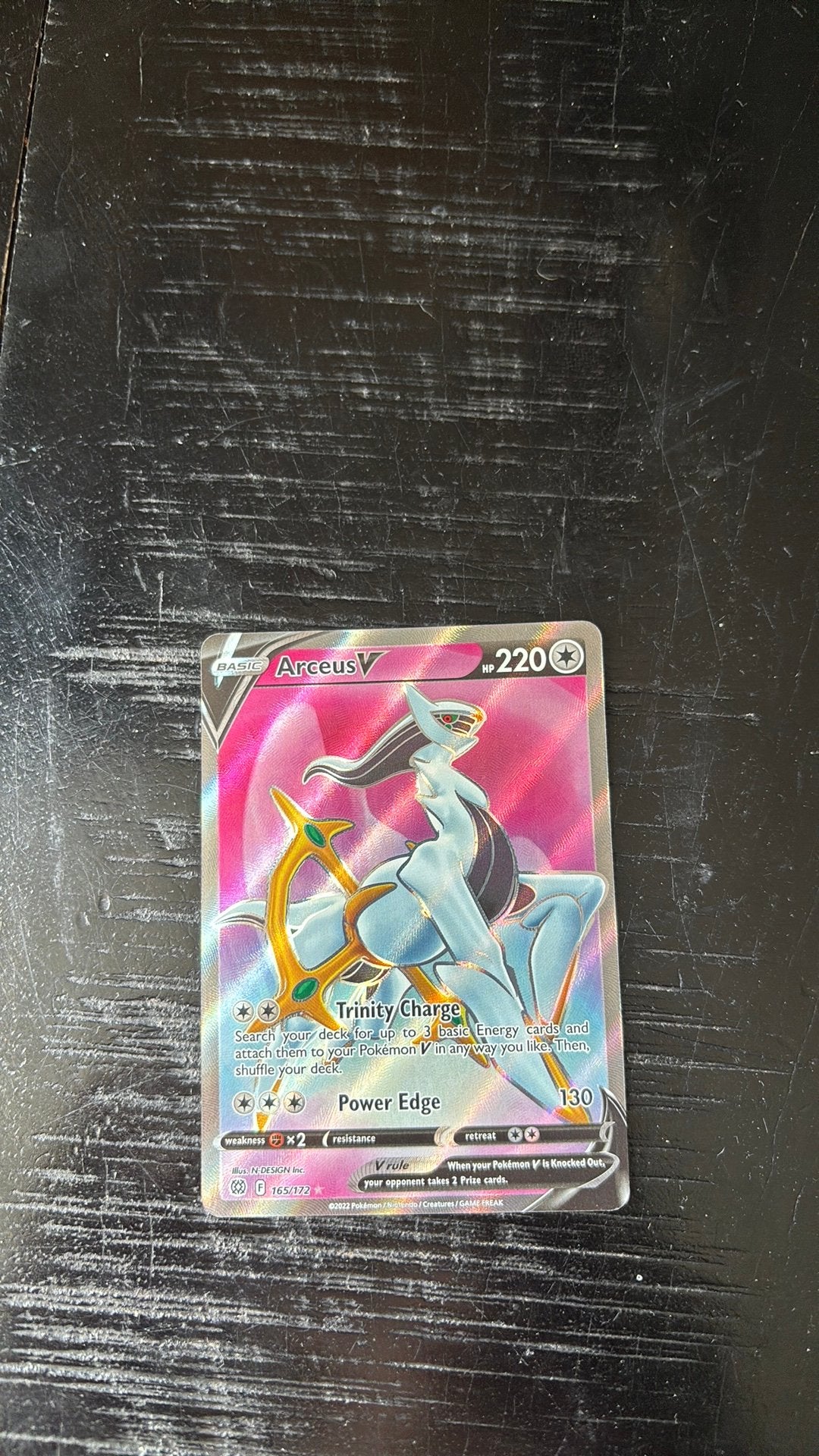 Pokemon kaart Arceus v Brilliant stars, Ophalen of Verzenden, Zo goed als nieuw