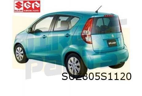 Suzuki Splash achterklep (met power doorlock) (te spuiten) (, Auto-onderdelen, -, Nieuw, Ophalen of Verzenden, Achter