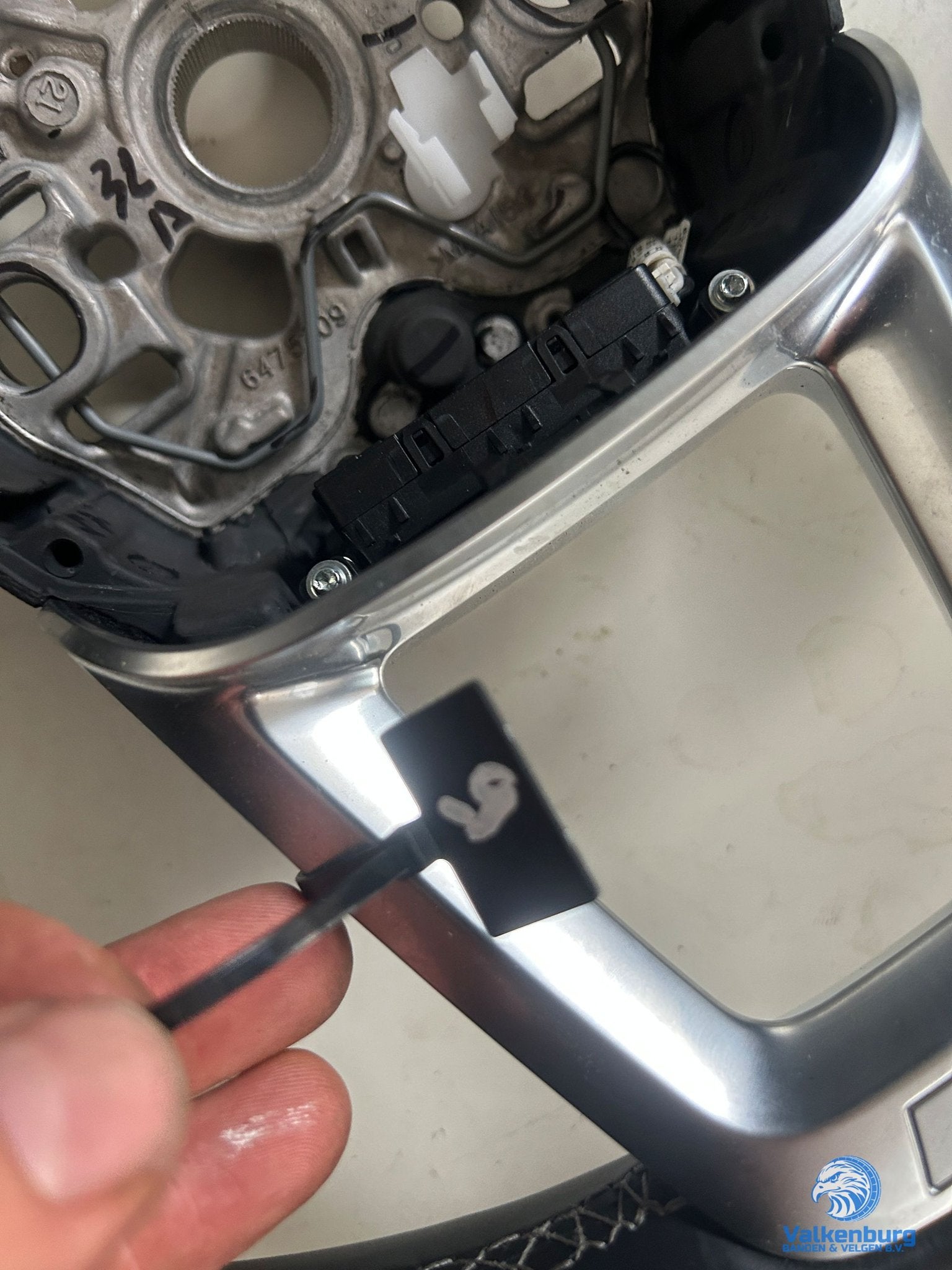 Originele Audi Q3 83A S line leder geperforeerd stuurwiel st, Auto-onderdelen, Gebruikt, -, -, Ophalen of Verzenden