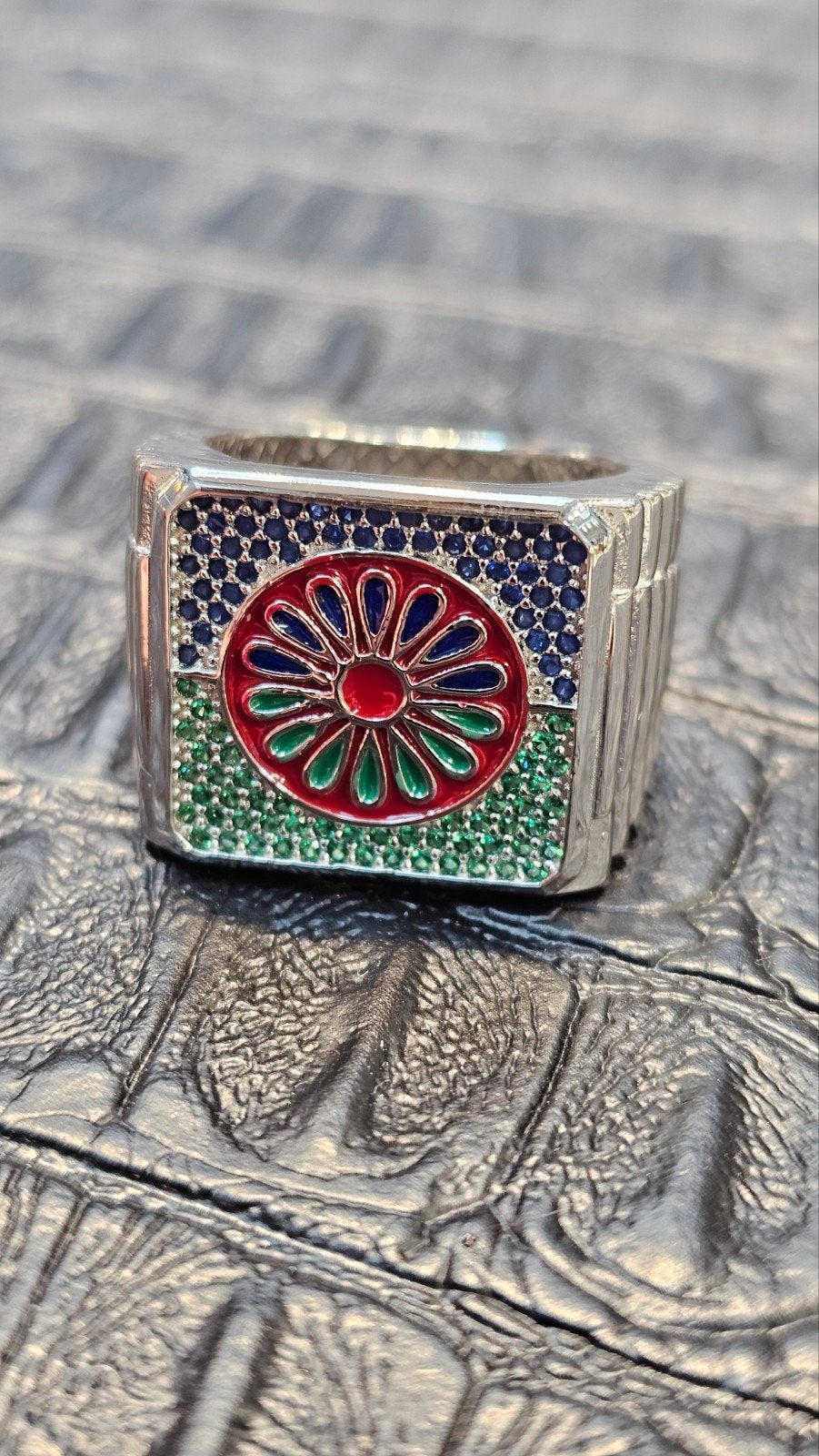 Prachtige Roma en Sinti zilveren ring, 18 tot 19, Nieuw, Ophalen of Verzenden, Dame of Heer