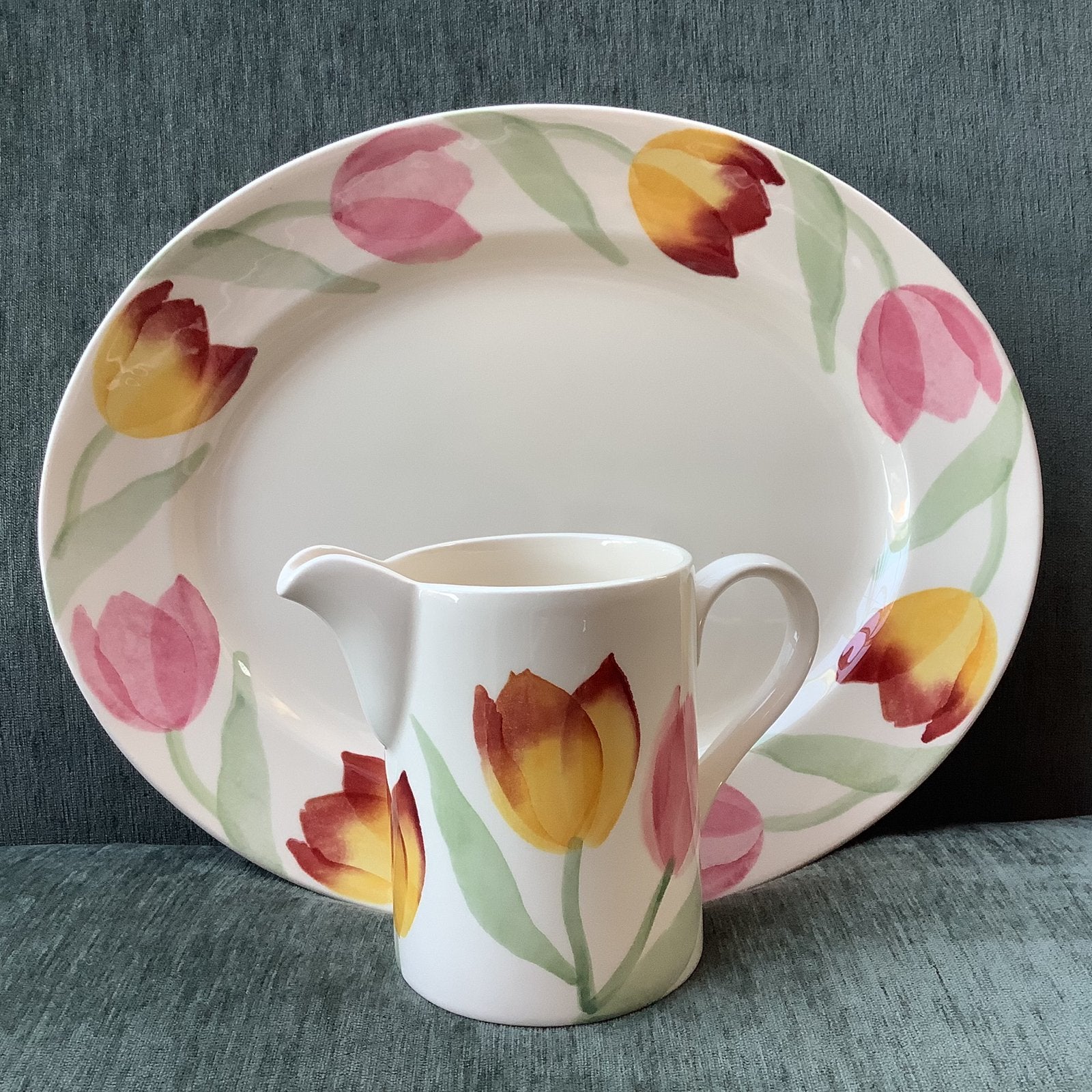 Emma Bridgewater - servies- TULIPS🌷 Platter/schaal - Nieuw!, Nieuw, Ophalen of Verzenden, Schaal of Schalen, Overige stijlen