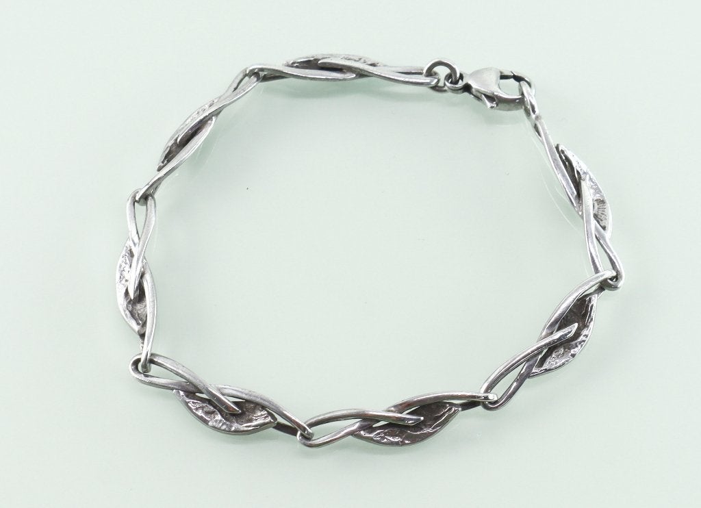 Handgemaakte zilveren armband Sueno, Sieraden, Tassen en Uiterlijk, Ophalen of Verzenden, Zilver, Armband
