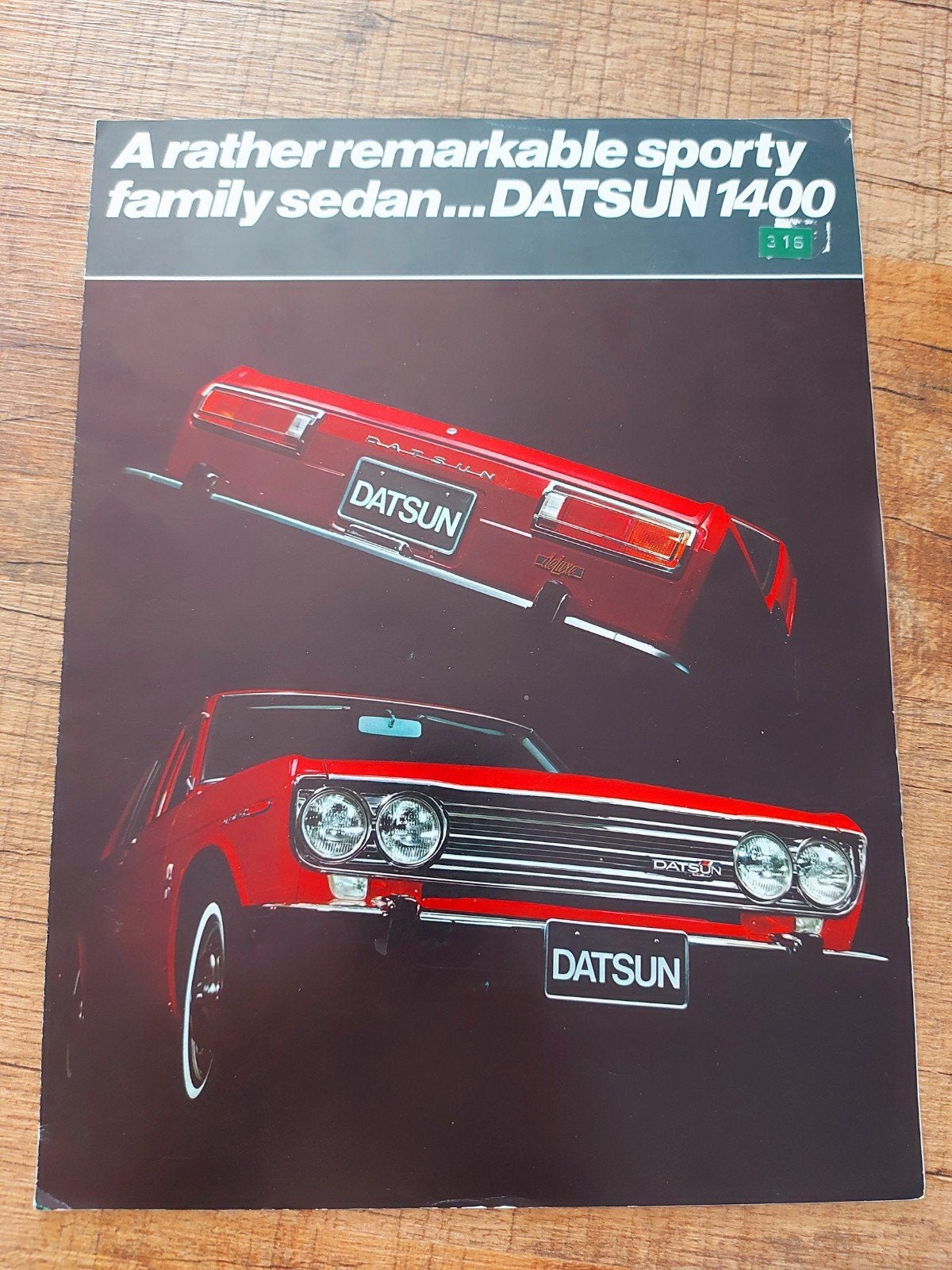 Datsun 1400 folder NL, Ophalen of Verzenden, Zo goed als nieuw, Overige merken
