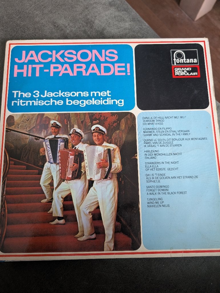 Jackson hit-parade! - The 3 Jacksons, Ophalen of Verzenden, Gebruikt, Overige formaten, Levenslied of Smartlap