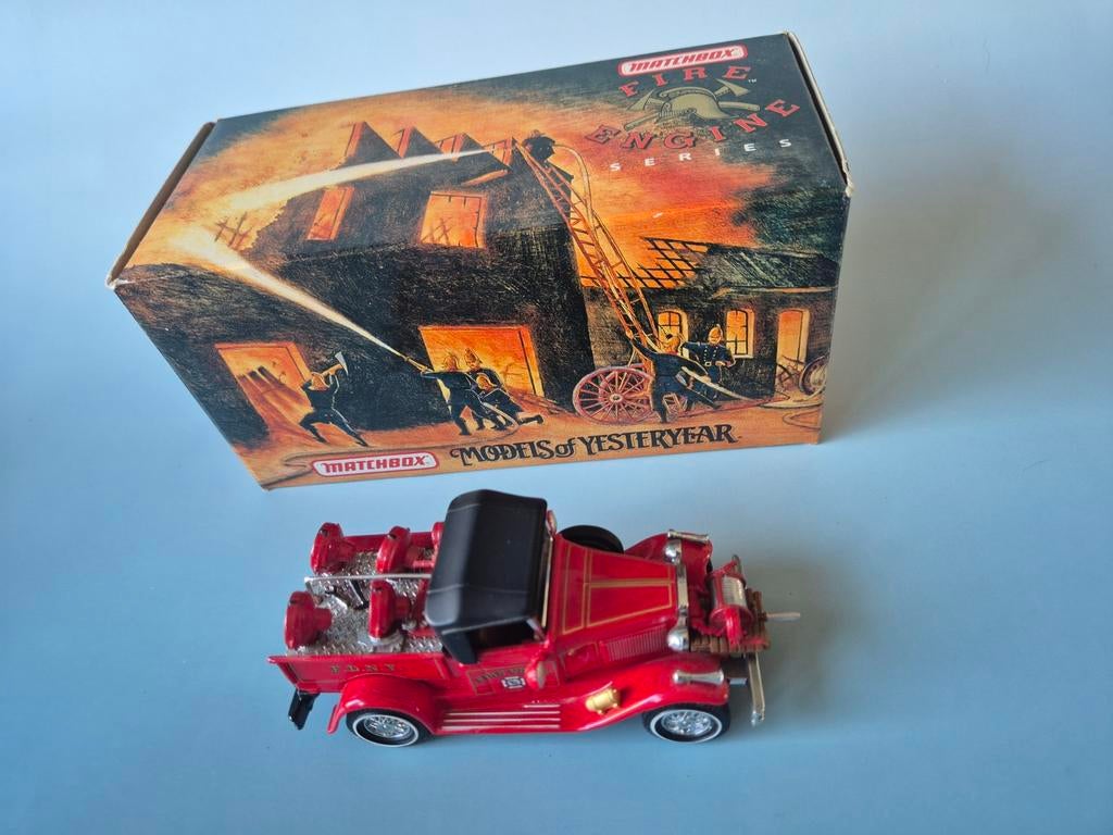 Matchbox Models of Yesteryear 1930 Ford Model A Brandweer, Ophalen of Verzenden, Gebruikt, Overige typen, Matchbox