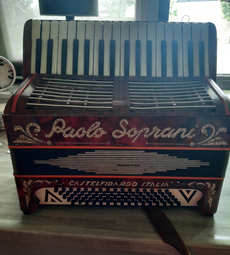 Antieke Paolo Soprani Accordeon - Onderhoud Nodig, Ophalen, Gebruikt, Toetsaccordeon, Overige merken