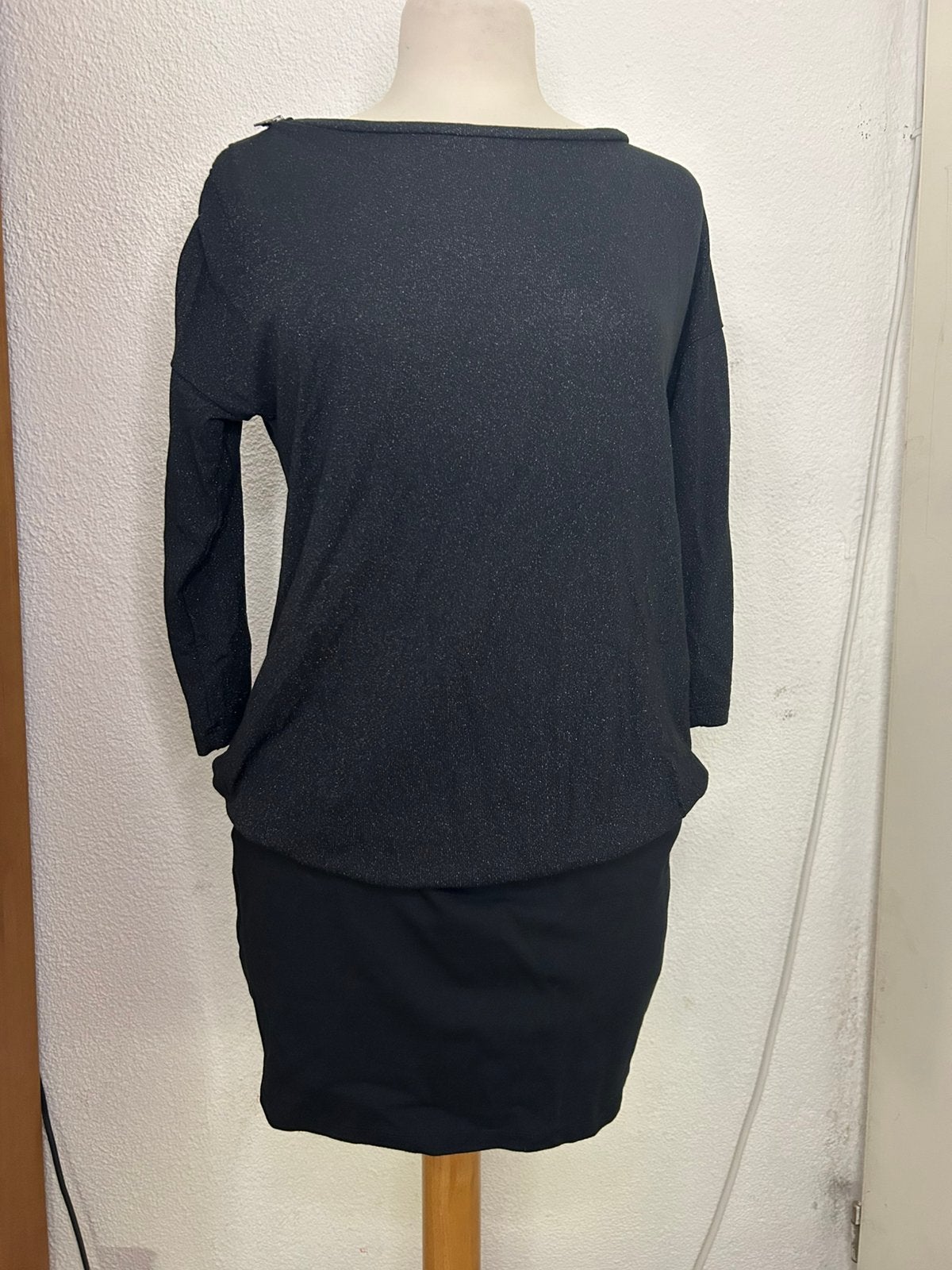 Zwart glitter jurkje | Esprit | maat XL | als nieuw, Zwart, Maat 46/48 (XL) of groter, Ophalen of Verzenden, Zo goed als nieuw