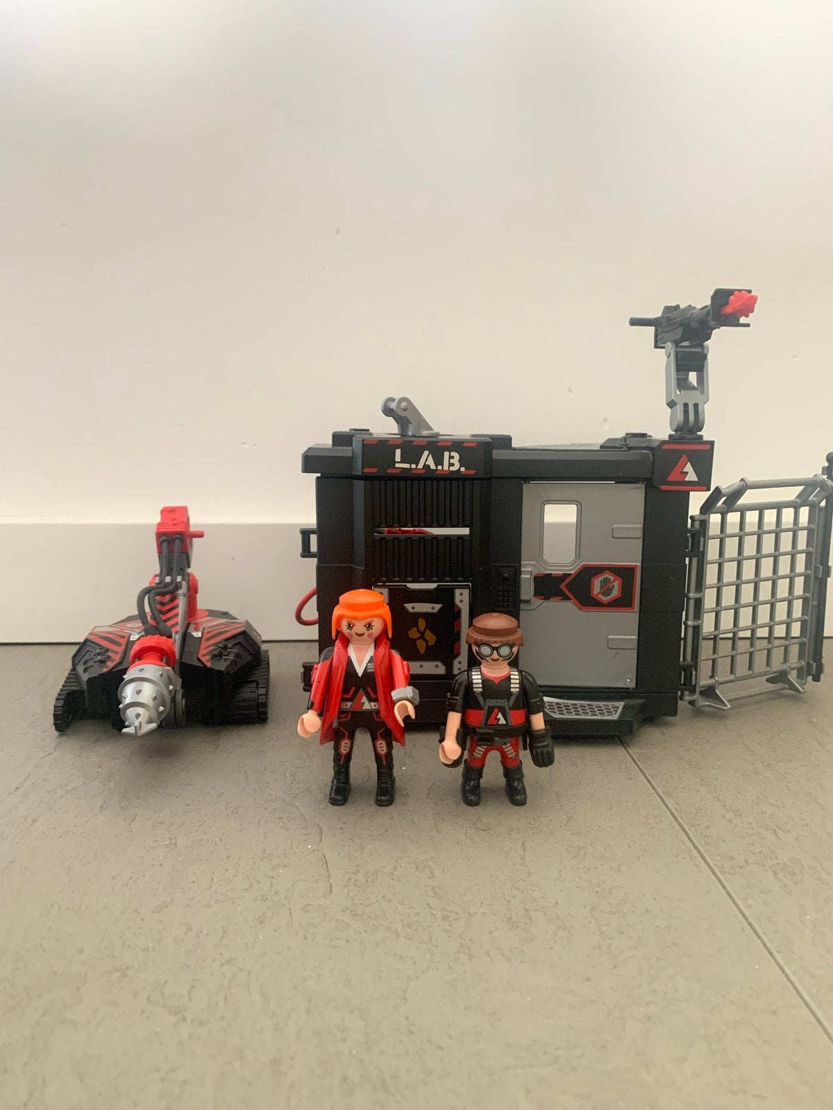 Playmobil L.A.B. set met figuren en voertuig, Ophalen of Verzenden, Gebruikt