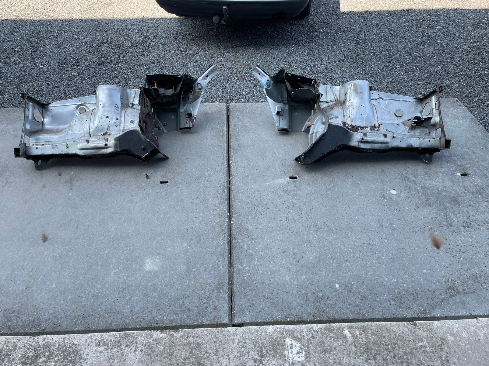 Toyota corolla ke70 zaagdeel voorkant, Ophalen