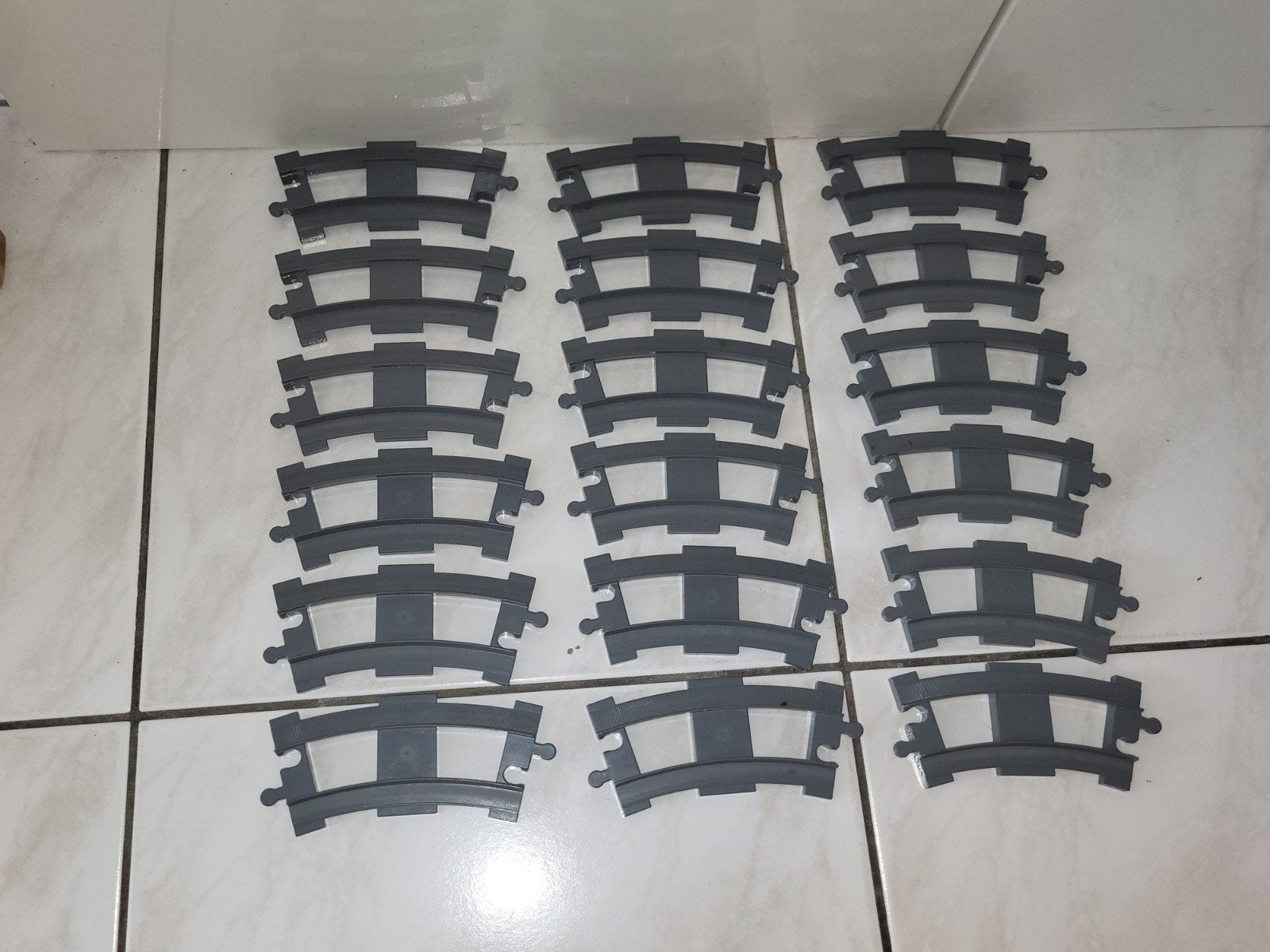 Duplo set met 18 rails delen, Gebruikt, Ophalen of Verzenden, Duplo, Duplo