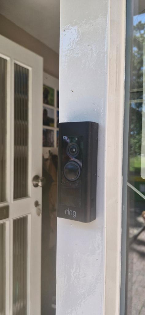Ring Camera Deurbel Pro met Chime (bedraad), Ophalen, Bewegingsdetectiesensor, Gebruikt, Bedraad
