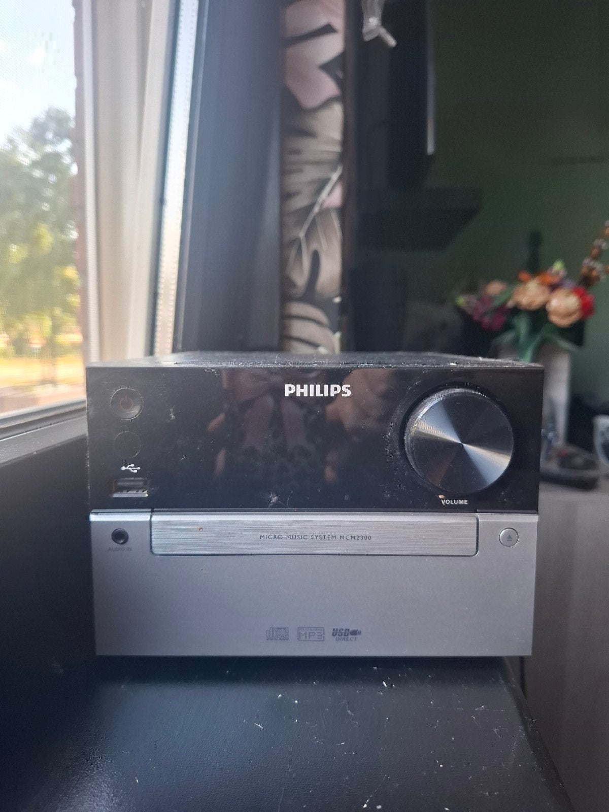 Philips Micro Music System MCM2300 met speakers, Ophalen, Philips, Gebruikt, Microset