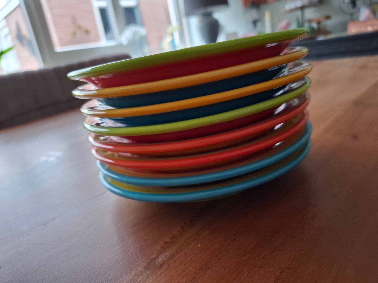 8x ontbijt/ gebaksbordjes riverdale, Huis en Inrichting, Nieuw, Ophalen of Verzenden, Bord(en), Overige stijlen