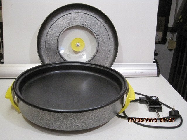 kippie pan 41,5 cm dia 1400 watt nette staat (394), Ophalen of Verzenden, Gebruikt, Overige materialen, Overige typen