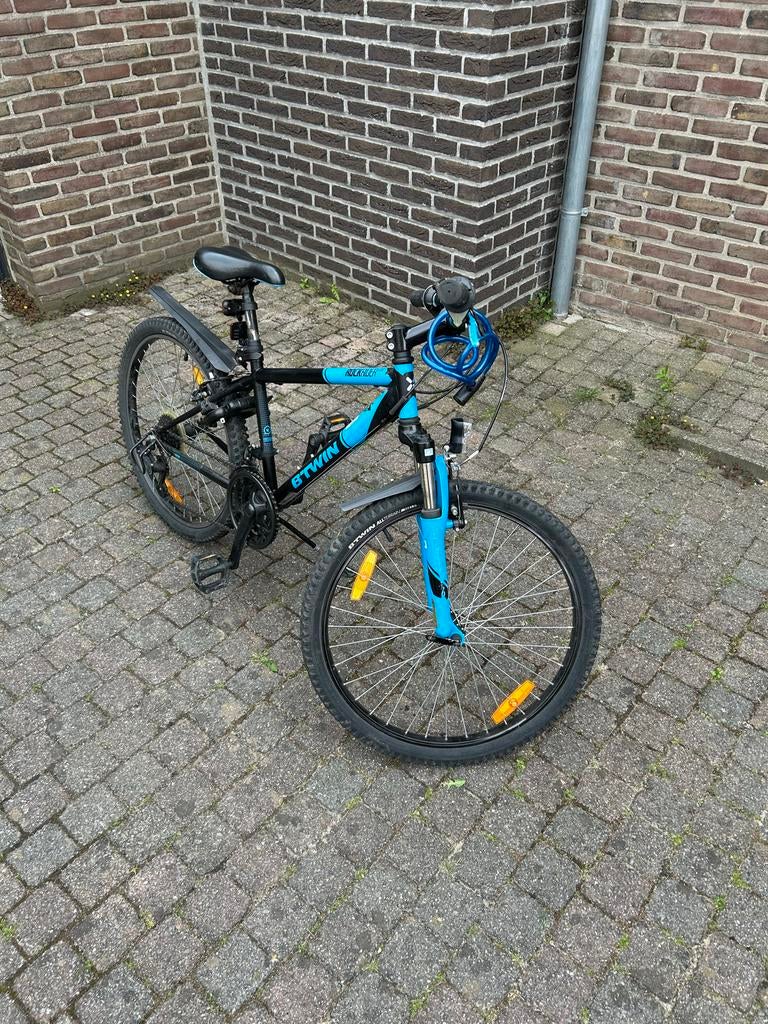 B'Twin Rockrider 500 Mountainbike - 24 inch, Fietsen en Brommers, Fietsen | Mountainbikes en ATB, Gebruikt, Hardtail, 45 tot 49 cm
