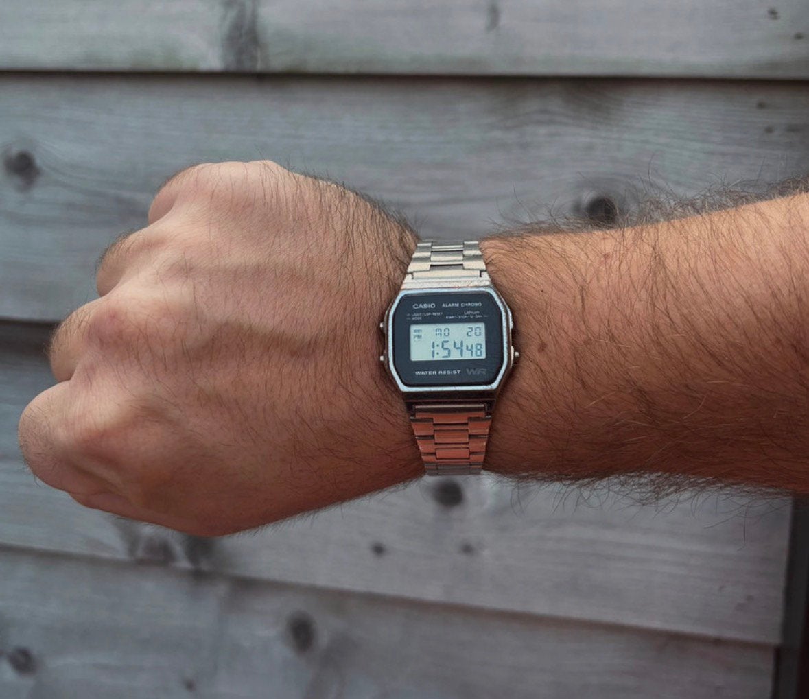 Casio Vintage A158W / A168W horloge, Ophalen of Verzenden, Zo goed als nieuw, IOS