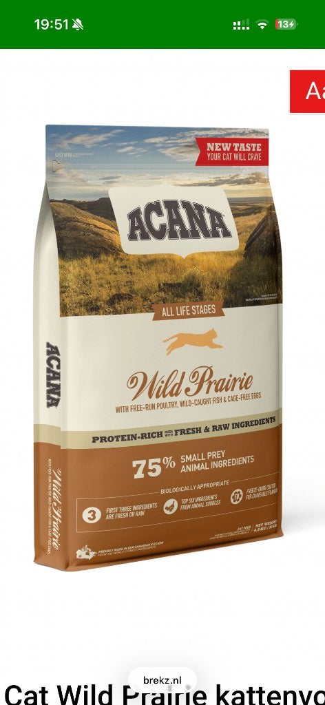 Acana kattenvoer, Dieren en Toebehoren, Dierenvoeding, Ophalen of Verzenden, Kat