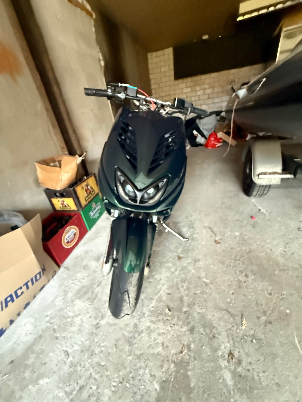 Yamaha Aerox 70cc Polini - Zo goed als nieuw!, Fietsen en Brommers, Ophalen, Zo goed als nieuw, Tweetakt, Aerox