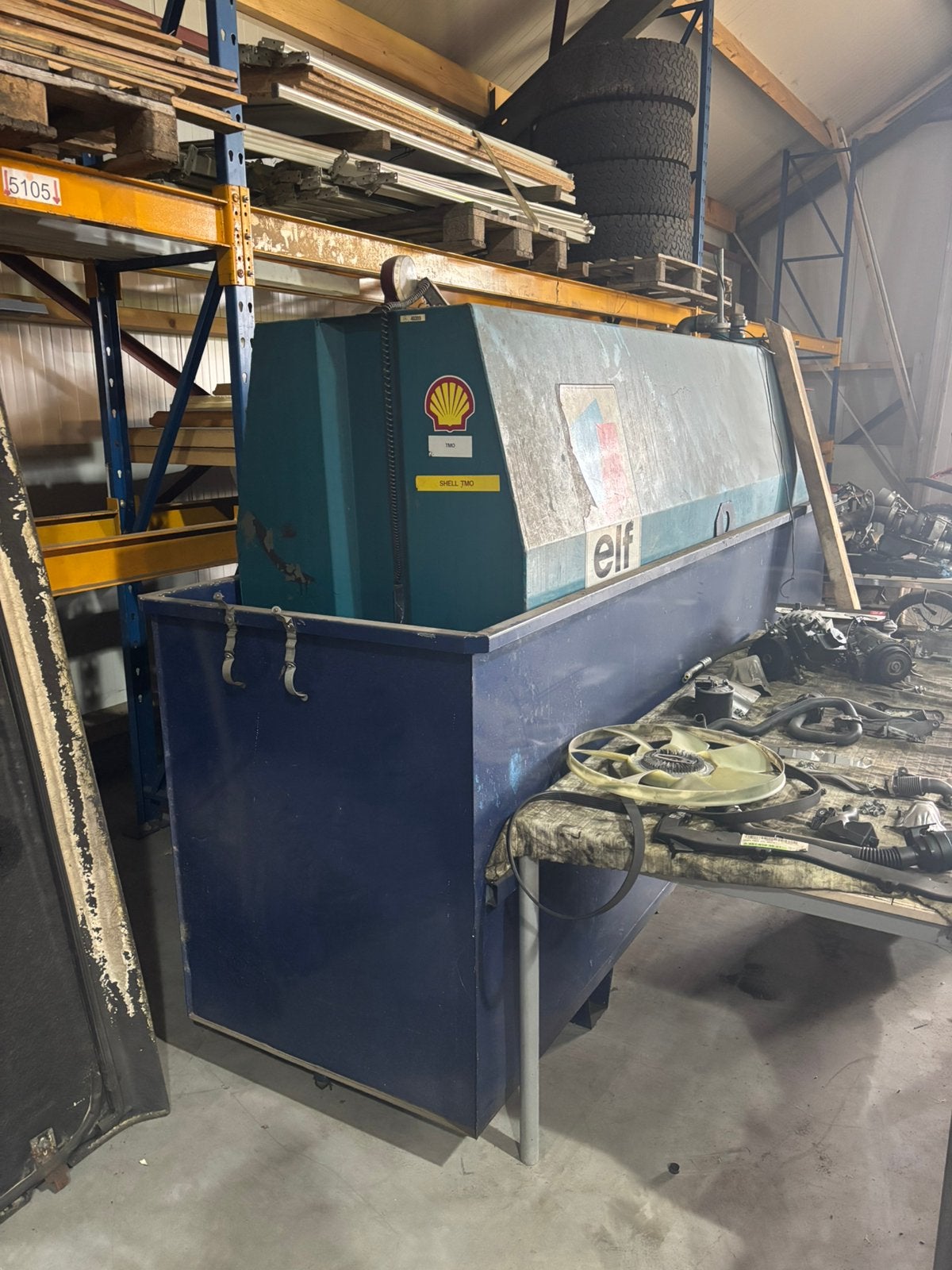 Olietank 2500 liter, Ophalen, Gebruikt