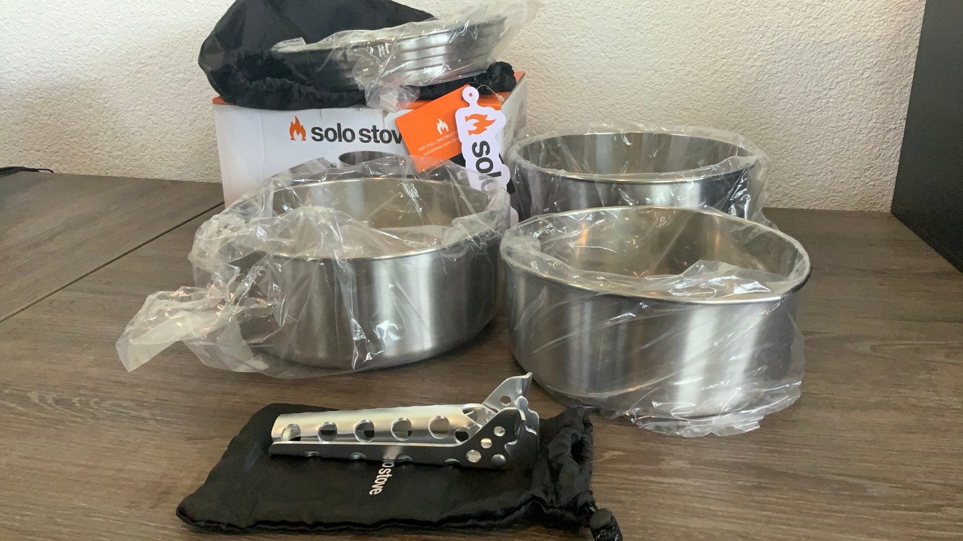 Solo Stove 3 pot set, Zo goed als nieuw, Vaart Rechteroever 49, Deinze Belgie, Liv Wise, Verzenden