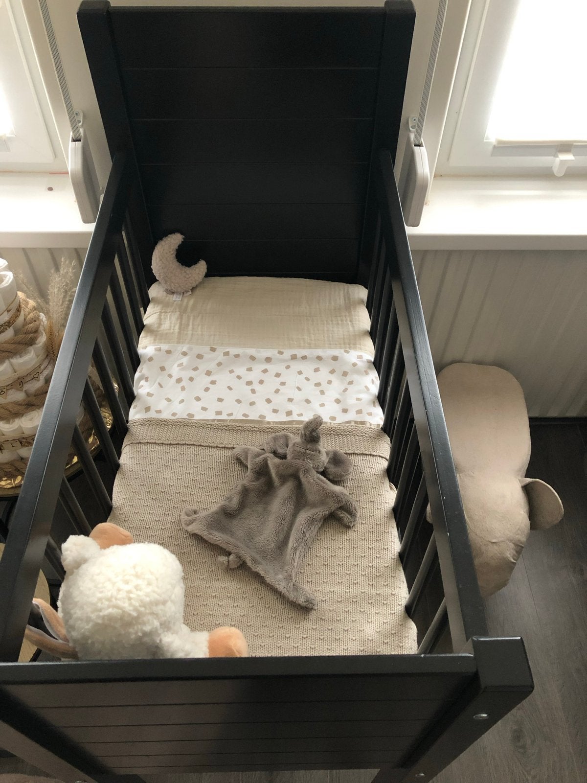 Kidsmill Noa wieg zwart, Ophalen, Gebruikt, Wieg