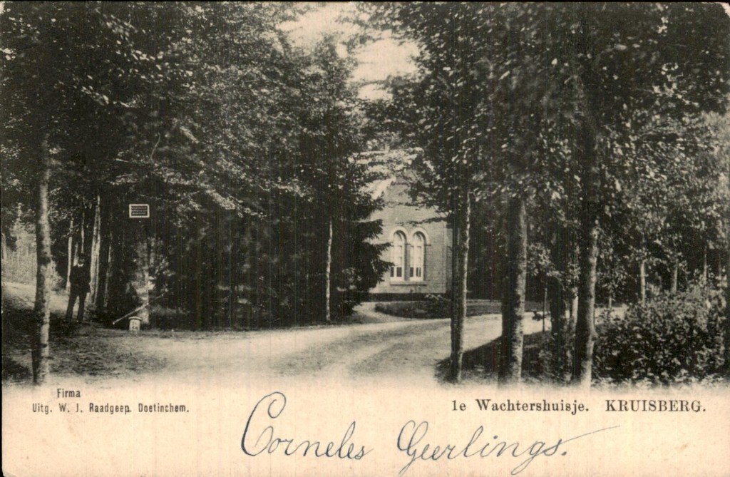 Kruisberg - Wachtershuisje - 1e, Ophalen of Verzenden, Voor 1920, Gelopen, Gelderland