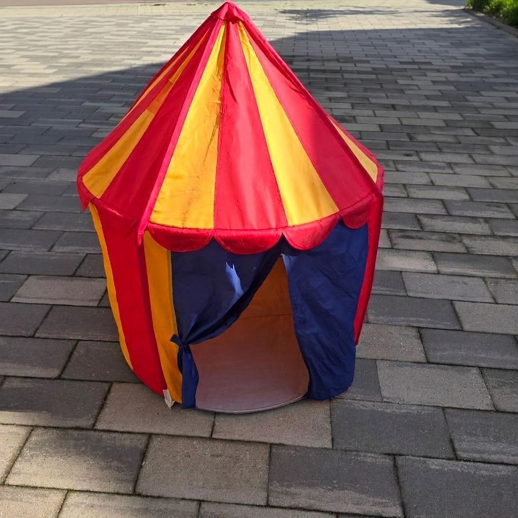 Circustent Speeltent voor Kinderen - Rood/Geel/Blauw, Ophalen, Gebruikt