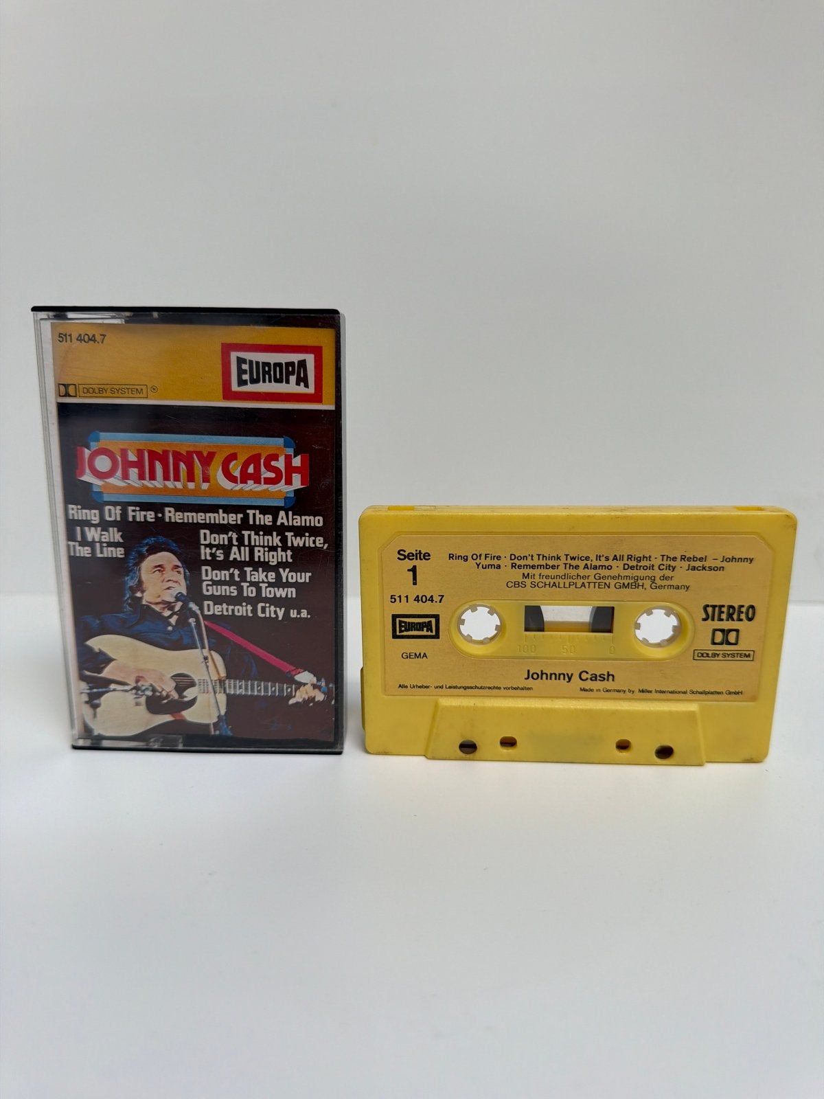 Johnny Cash Cassetteband - Ring of Fire, Gebruikt, 1 bandje, Ophalen of Verzenden, Origineel