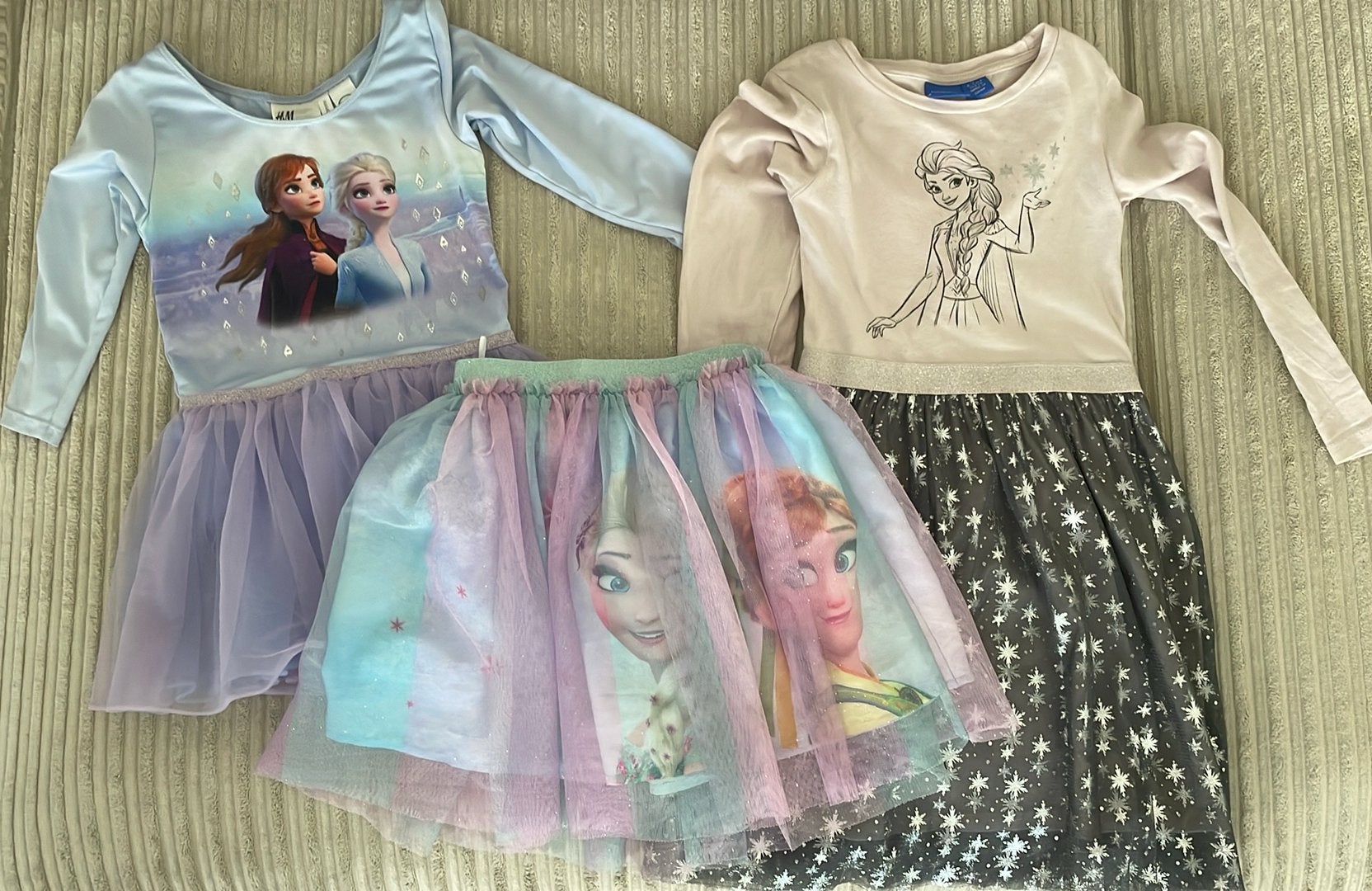Frozen balletpakje, jurk en rokje, Ophalen of Verzenden, Gebruikt, H&M, Meisje