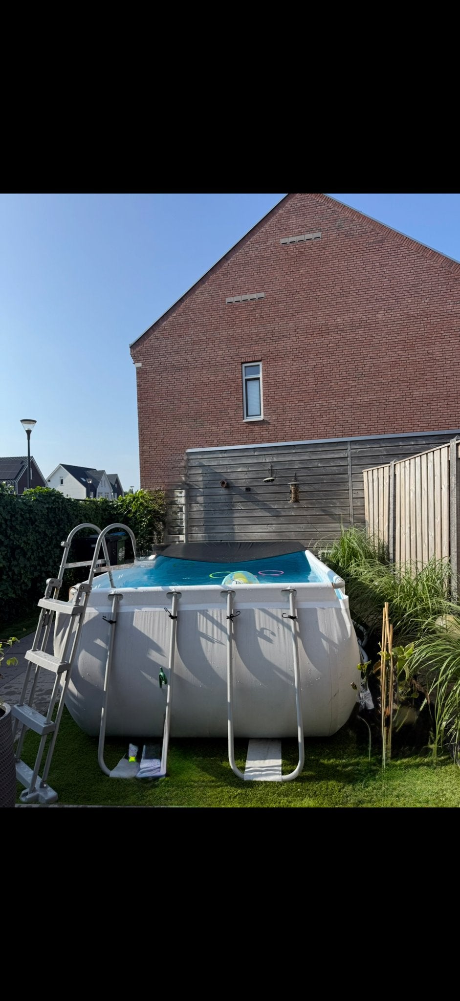 Bestway Opzetzwembad met warmtepomp en zandfilterpomp, Tuin en Terras, Zwembaden, Ophalen, Gebruikt, 200 tot 300 cm, 80 tot 120 cm