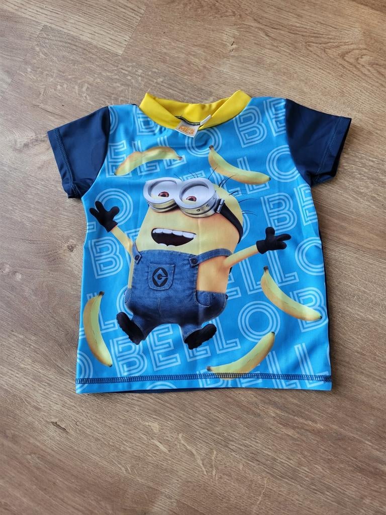 Minion UV Shirt korte mouw - maat 92/98, Kinderen en Baby's, Kinderkleding | Maat 98, Jongen of Meisje, Sport- of Zwemkleding