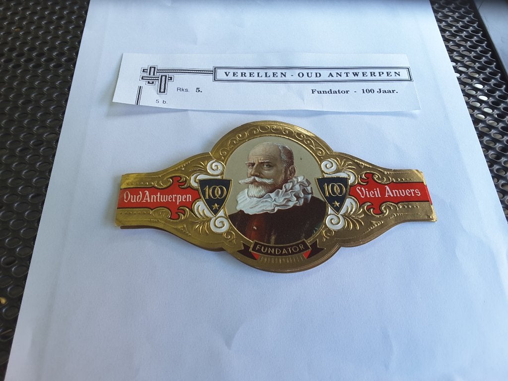 Sigarenbandjes verellen GFreeks 5 fundator, Verzenden, Zo goed als nieuw, Sigarenbandjes