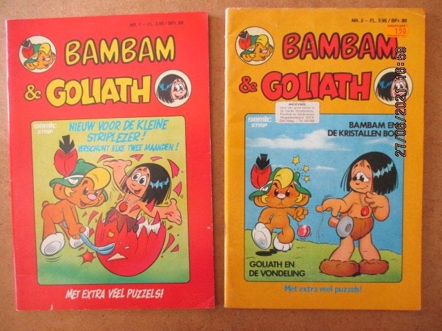 adv4626 bambam en goliath, Eén stripboek, Ophalen, Gelezen
