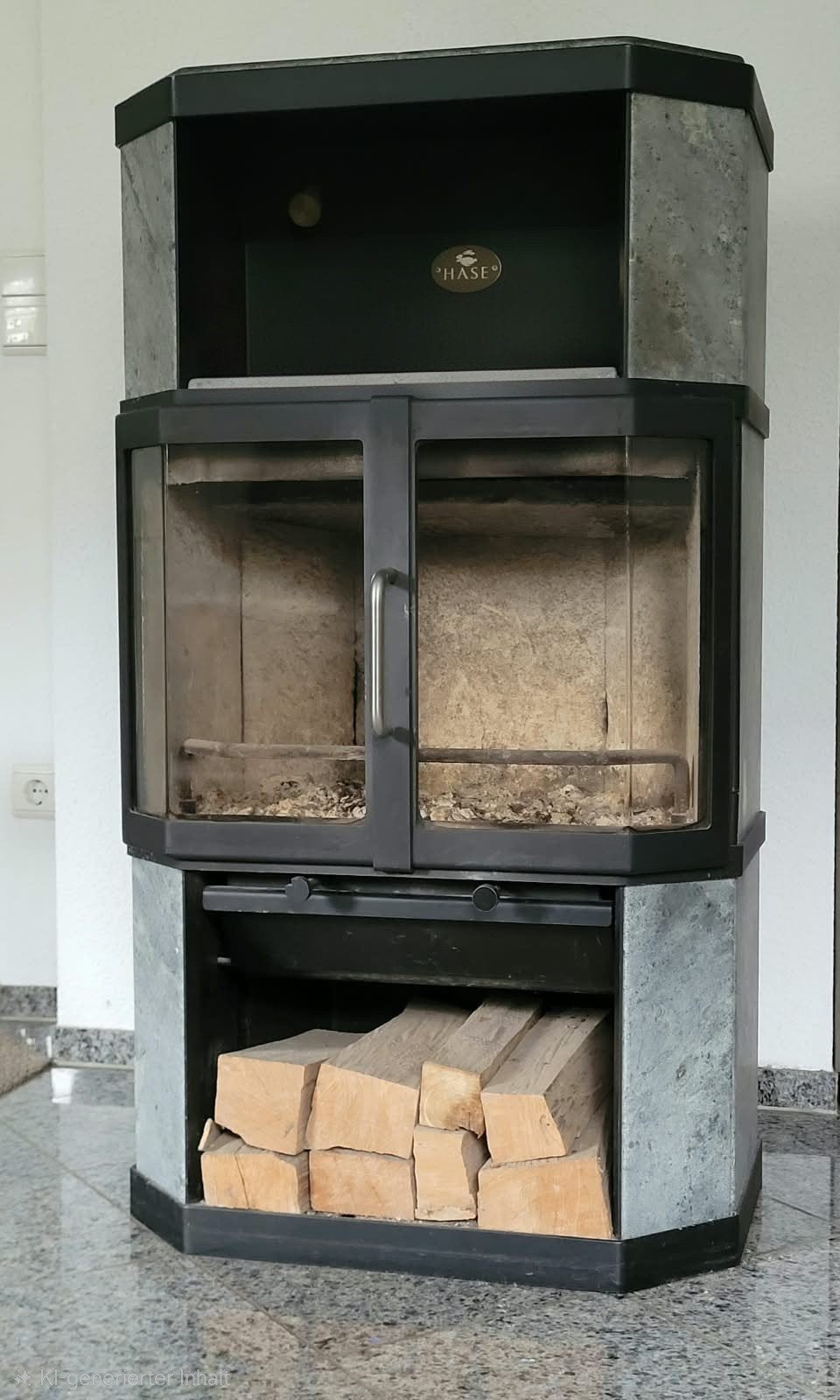 Houtkachel, Huis en Inrichting, Ophalen, Gebruikt, Hout, Houtkachel