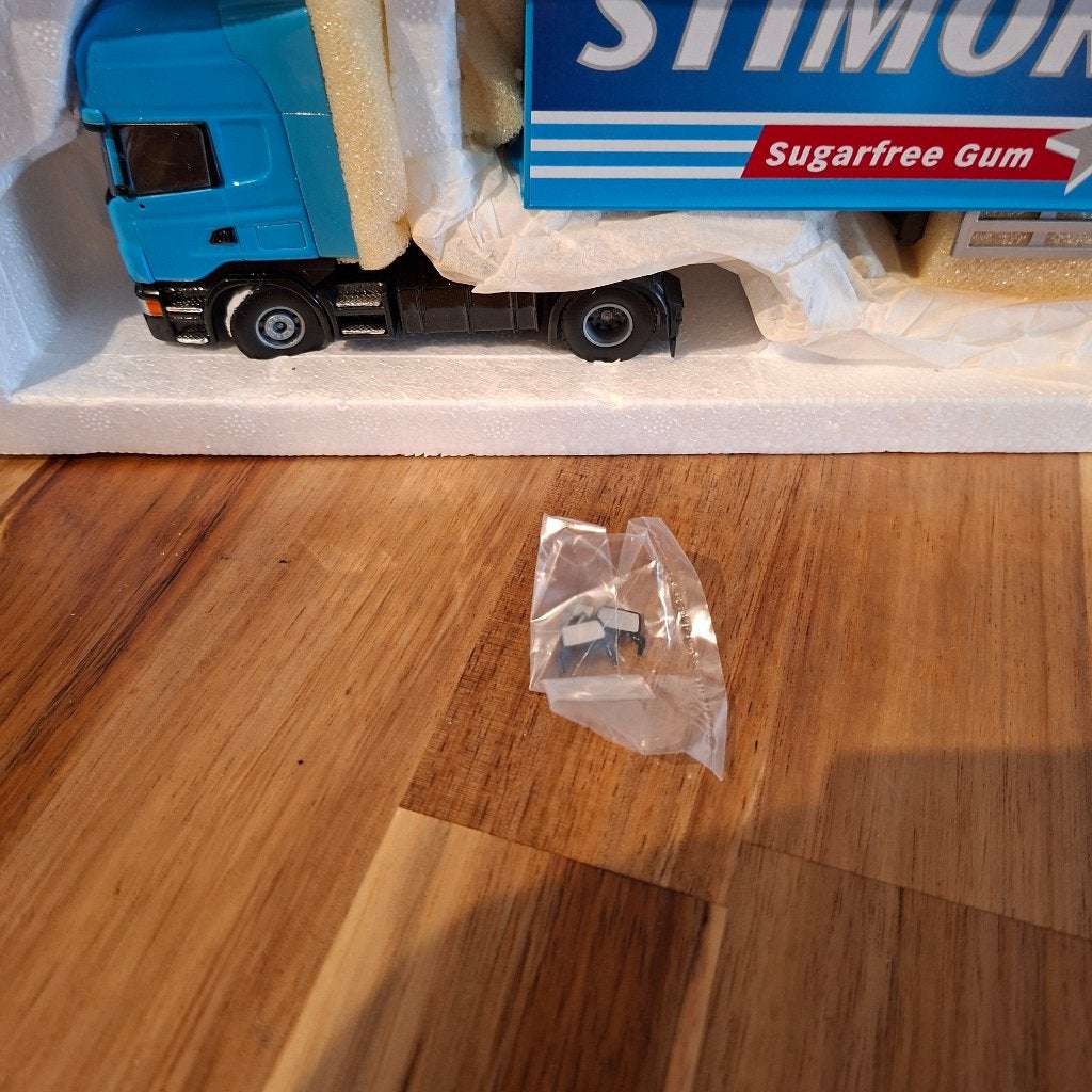 Scania s  met trailer +, Ophalen of Verzenden, Zo goed als nieuw, Bus of Vrachtwagen, Lion Toys