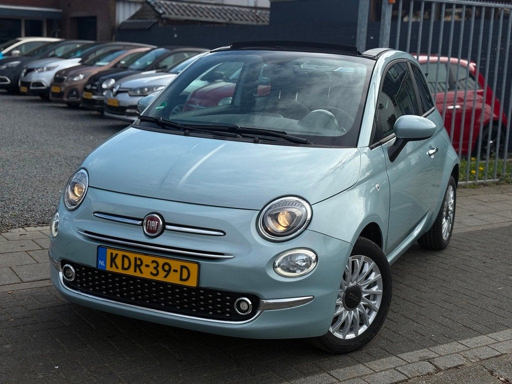 Fiat 500C 1.0 Hybrid Dolcevita ( BJ : 2024 - Km : 11760 ), Voorwielaandrijving, Stof, Gebruikt, Cabriolet