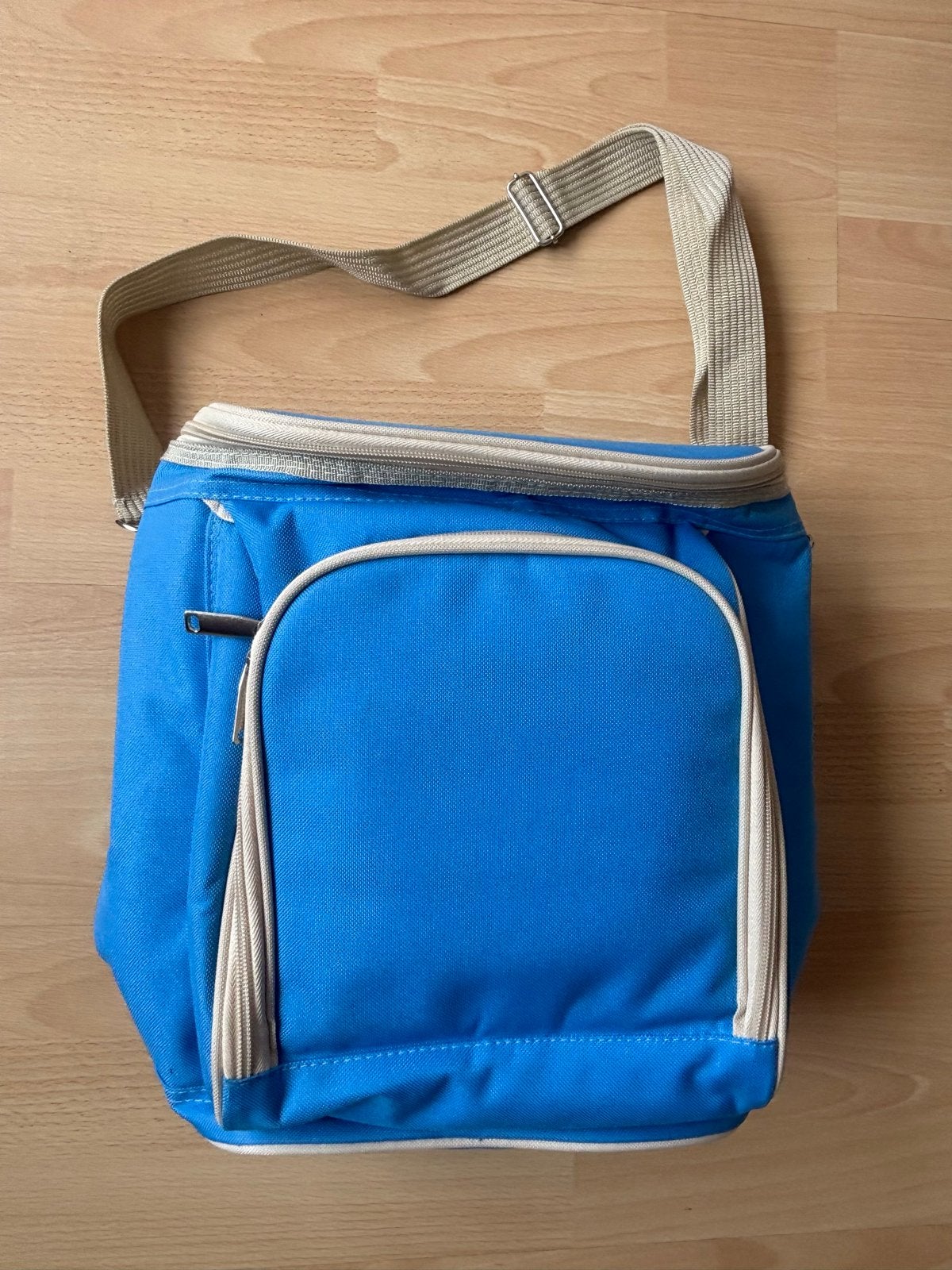 Blauwe picknicktas met koelfunctie, bestek en borden, Ophalen of Verzenden, Nieuw