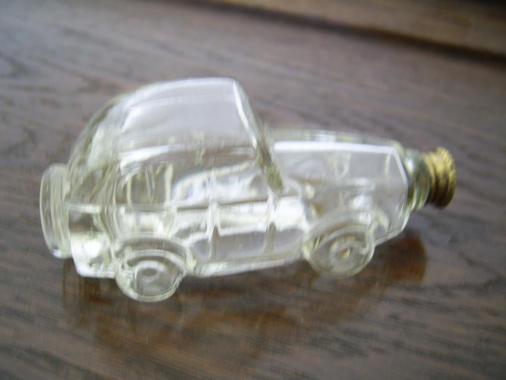 glazen parfumflesje model auto, Ophalen of Verzenden