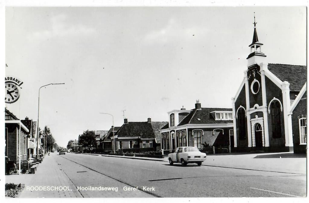 Roodeschool - Hooilandseweg Geref. Kerk, Verzenden, 1960 tot 1980, Ongelopen, Groningen