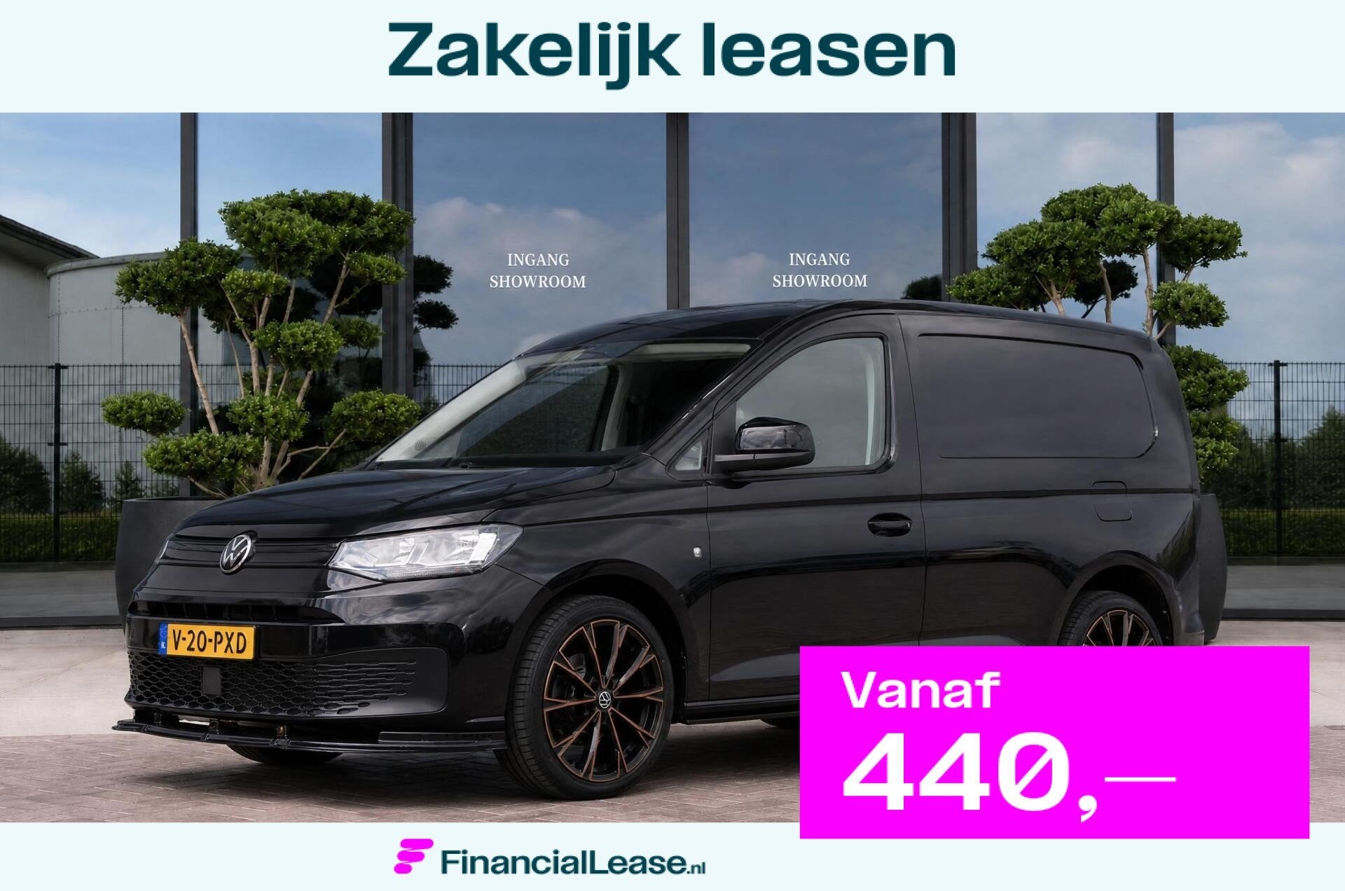 Volkswagen Caddy Cargo 1.5 TSI N-EDITION | CAMERA | LEDER, Zwart, 4 cilinders, Volkswagen, 116 pk